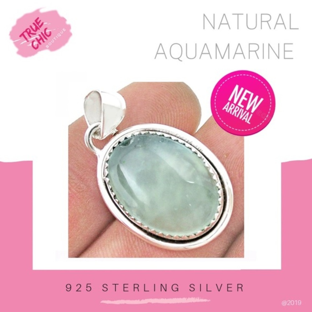 Green Aquamarine Pendant